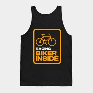 Racing Biker Inside Bicycle Tank Top